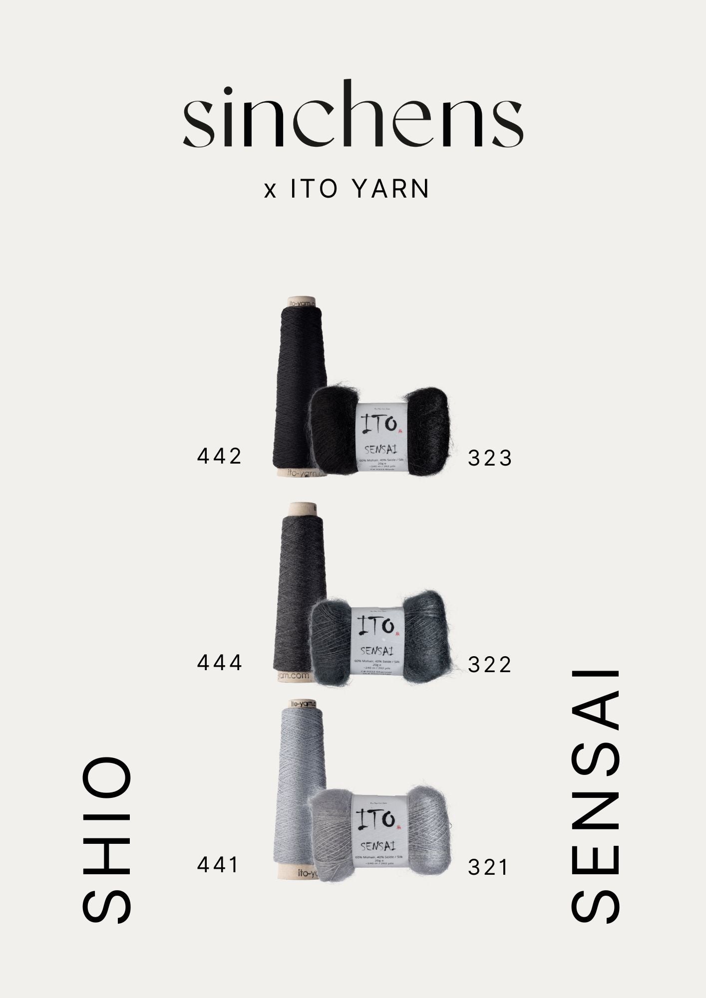 kuratierte Farbmatches - SHIO + SENSAI