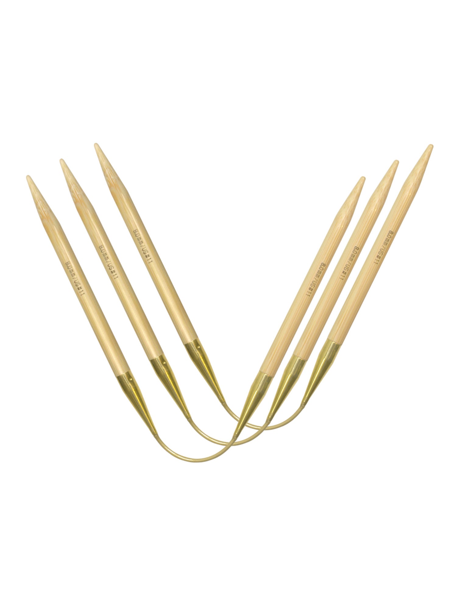 addiCraSyTrio Bamboo Long - einzeln 30 cm (4 - 8 mm)