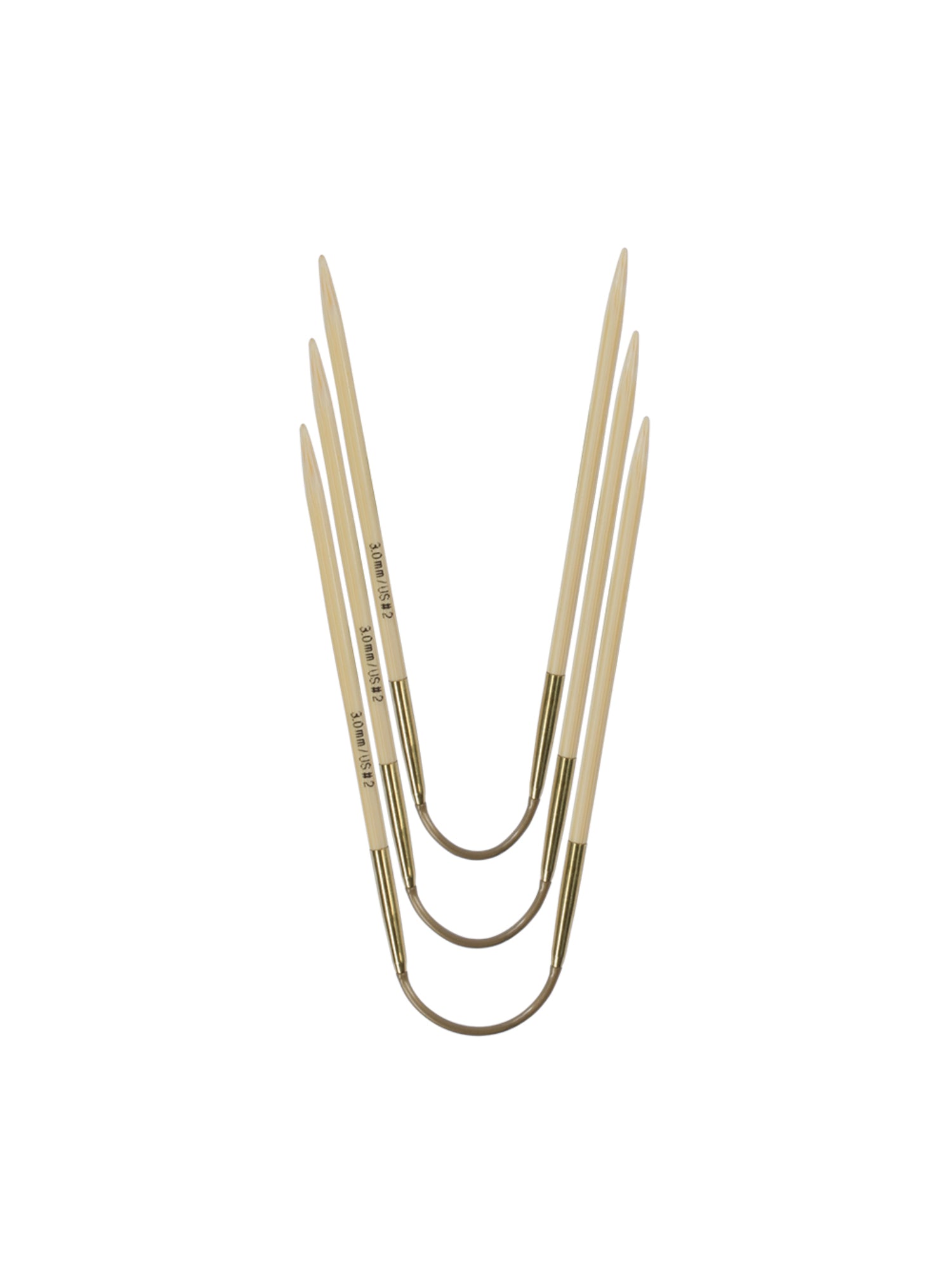 addiCraSyTrio Bamboo Short - einzeln 24 cm (2 - 5 mm)