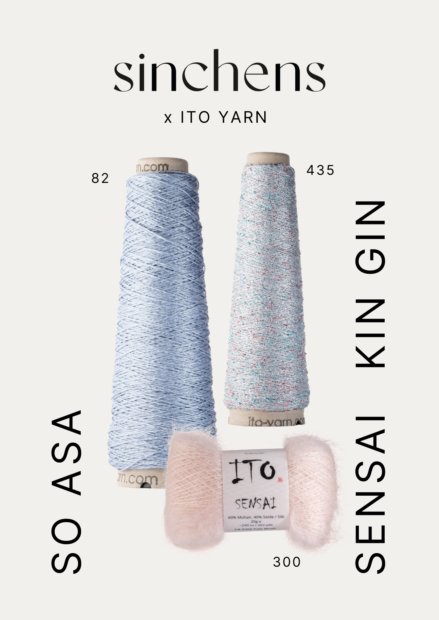 kuratierte Farbmatches - SO ASA + SENSAI + KIN GIN
