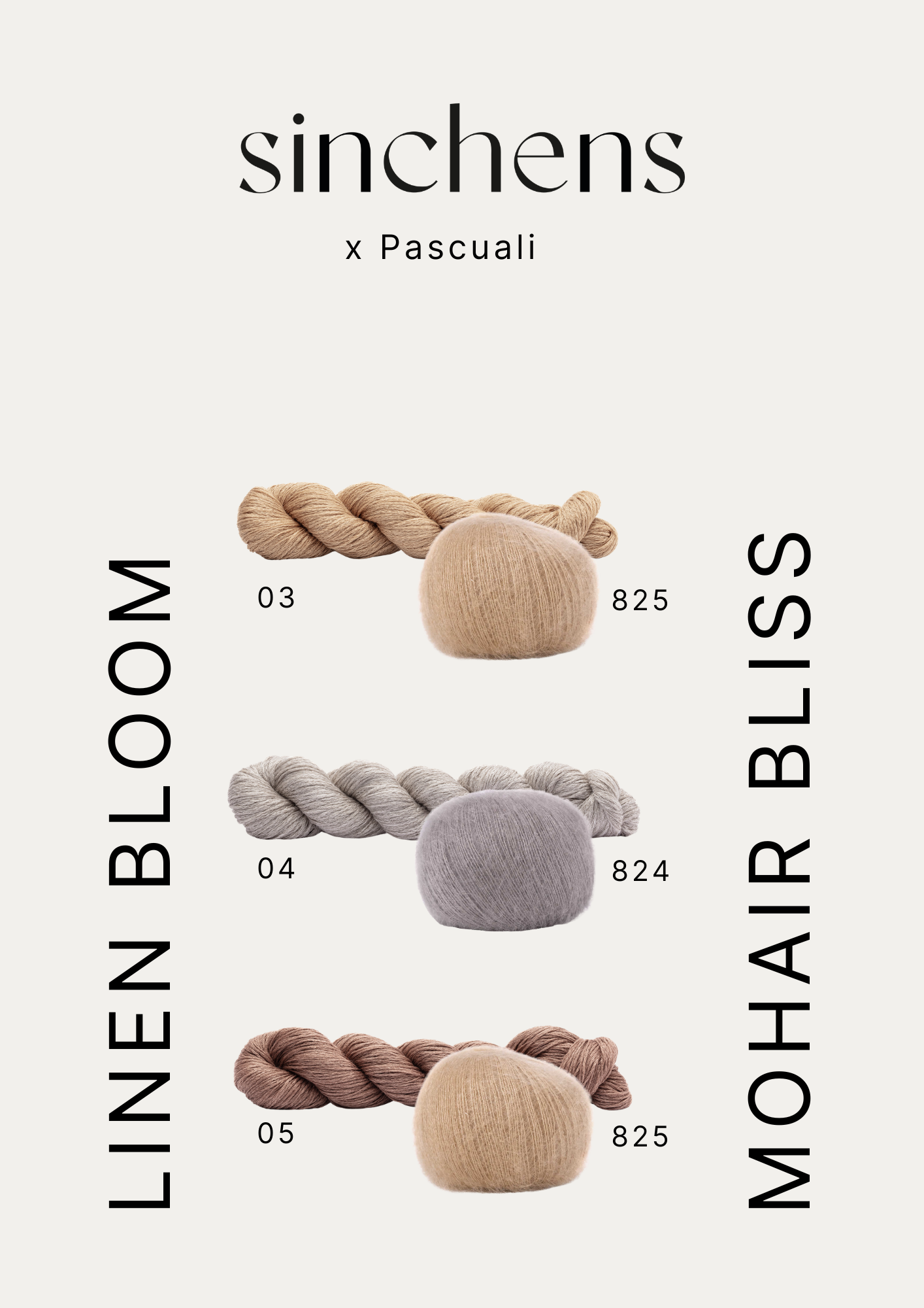 kuratierte Farbmatches - Linen Bloom + Mohair Bliss
