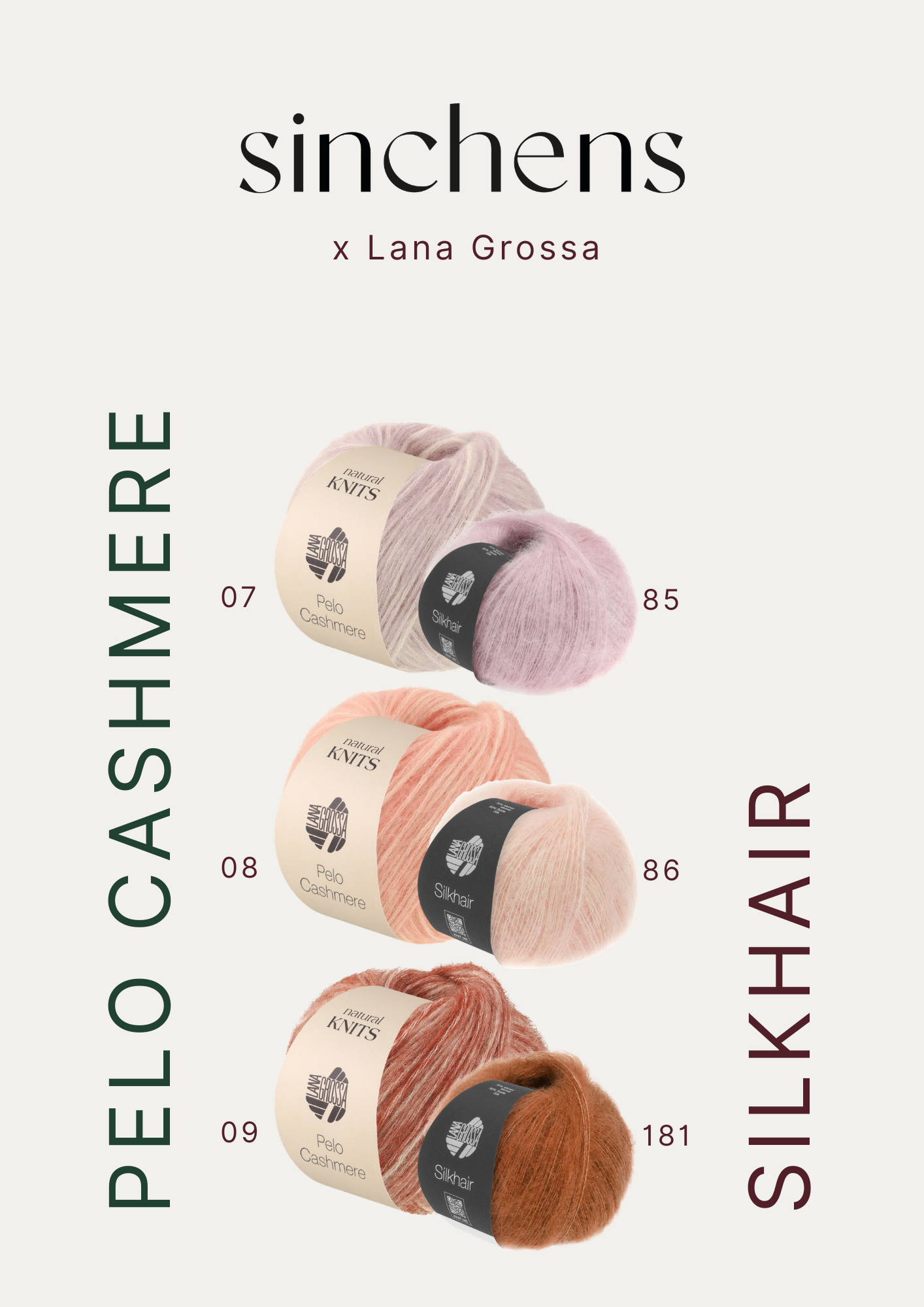kuratierte Farbmatches - Pelo Cashmere + Silkhair