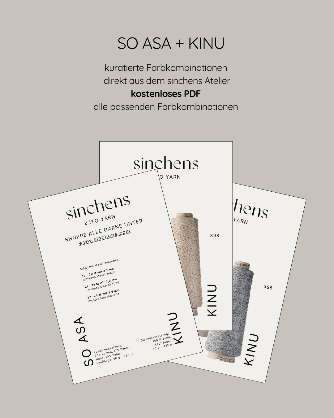 kuratierte Farbmatches - SO ASA + KINU