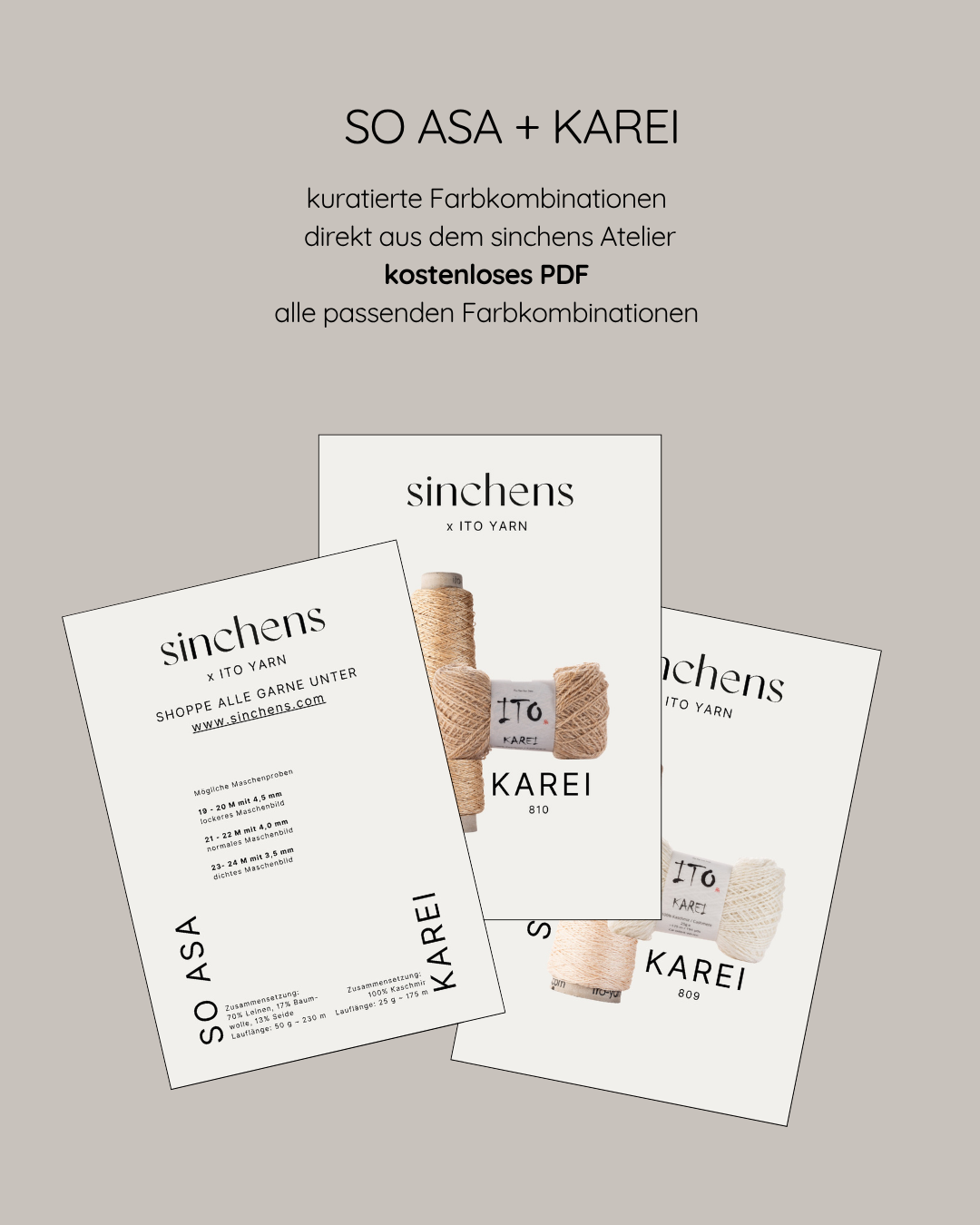 kuratierte Farbmatches - SO ASA + KAREI