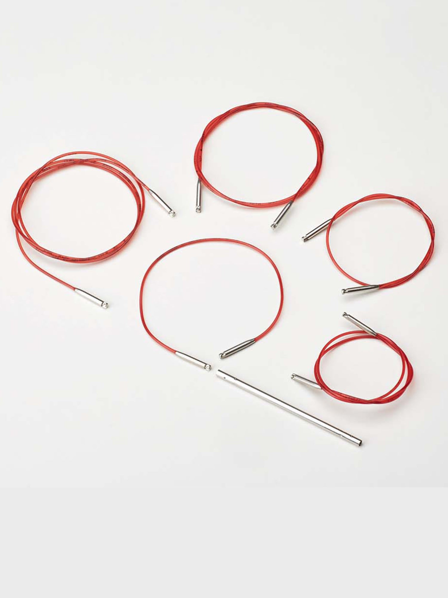 addiClick Lace Seile und Kupplungen - 5 Seile + 2 Kuppl. (40, 50, 60, 80, 100 cm)