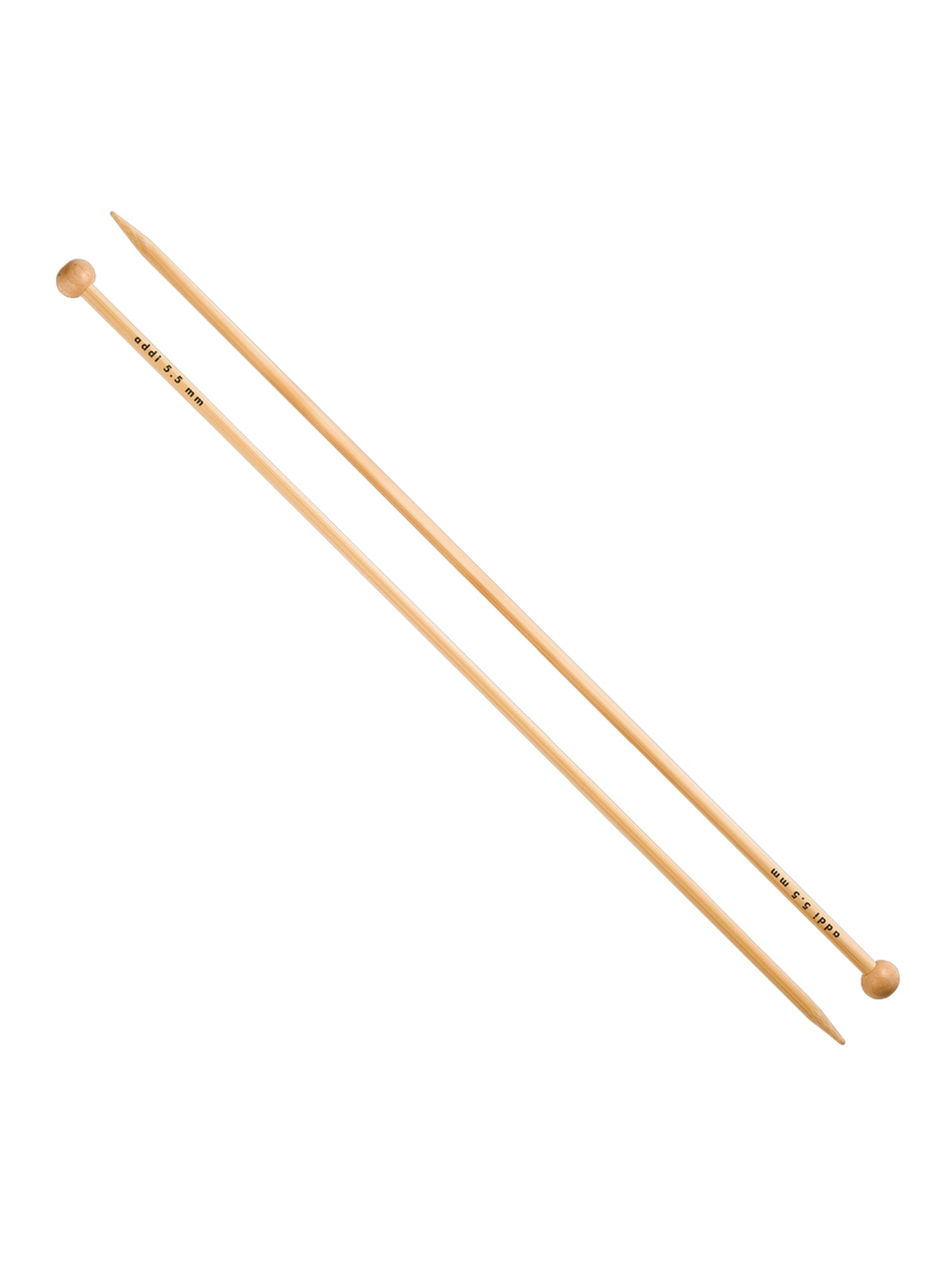 addiNature Bamboo Jackenstricknadel – einzeln (2–9 mm)