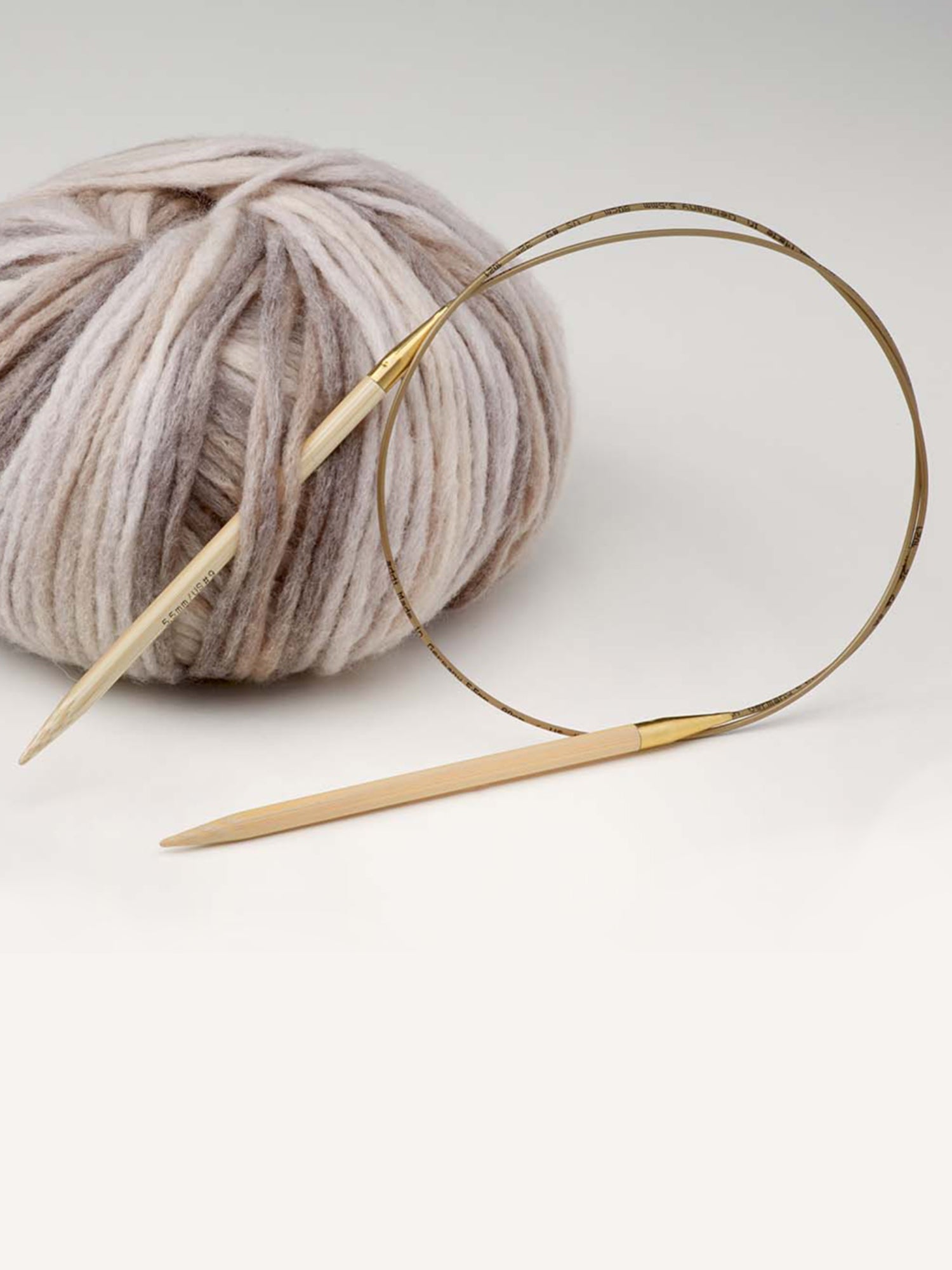 addiNature Bamboo Rundstricknadel – Länge 40–120 cm (2,5–9 mm)