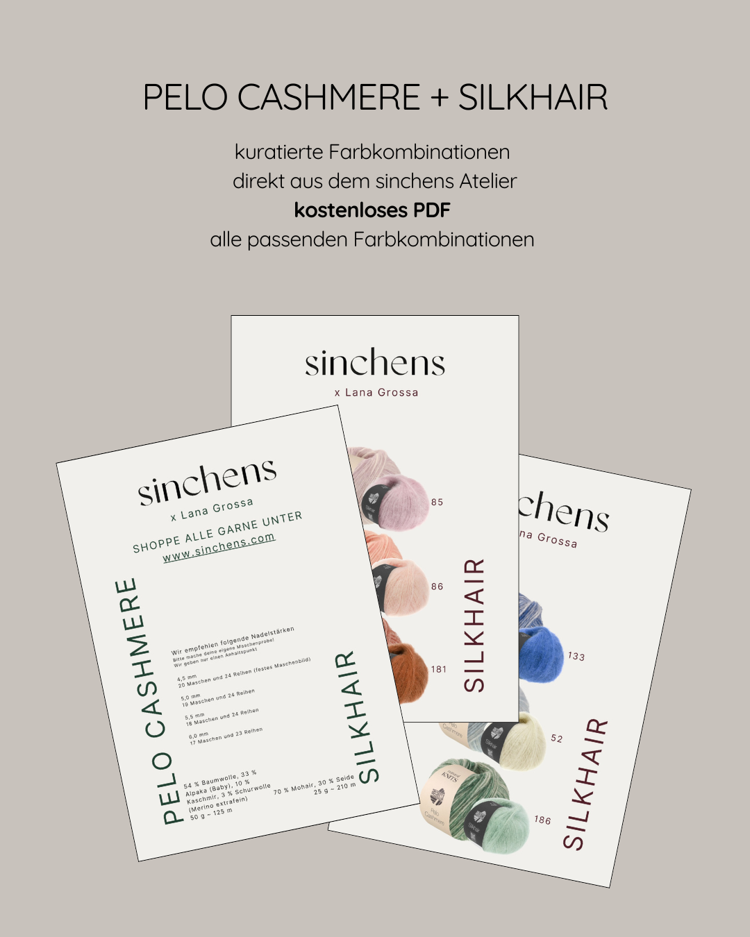 kuratierte Farbmatches - Pelo Cashmere + Silkhair
