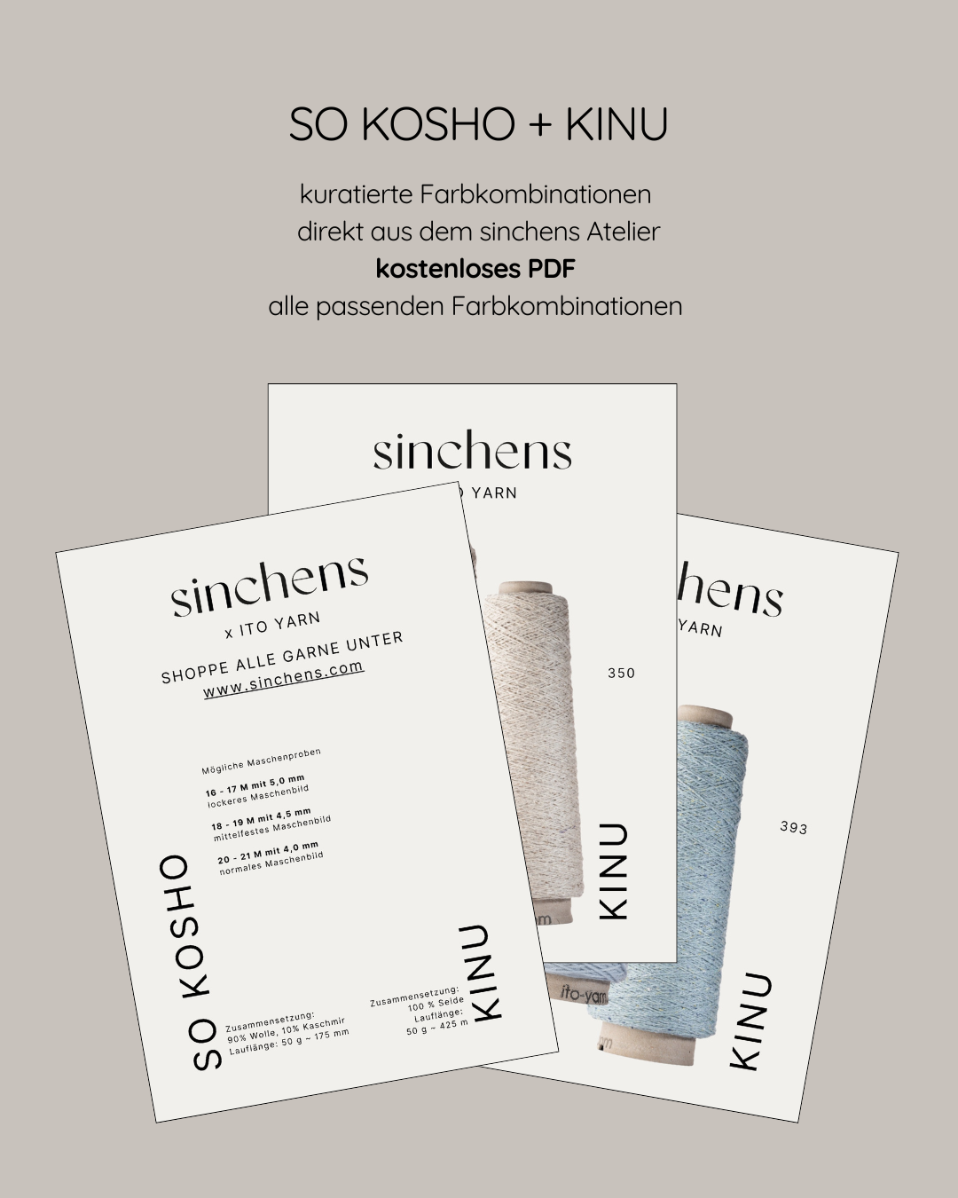 kuratierte Farbmatches - SO KOSHO + KINU
