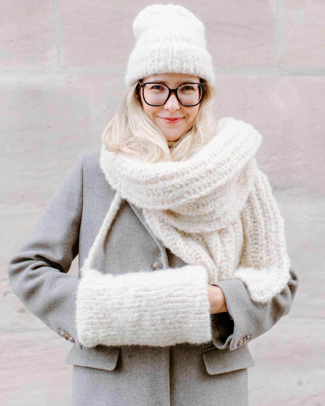 Strickanleitung - Aspen Set (Mütze, Schal & Muff)