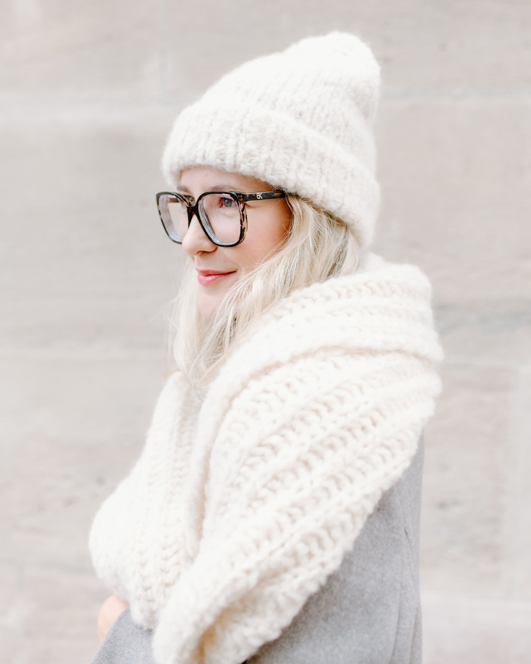 Strickanleitung - Aspen Set (Mütze, Schal & Muff)