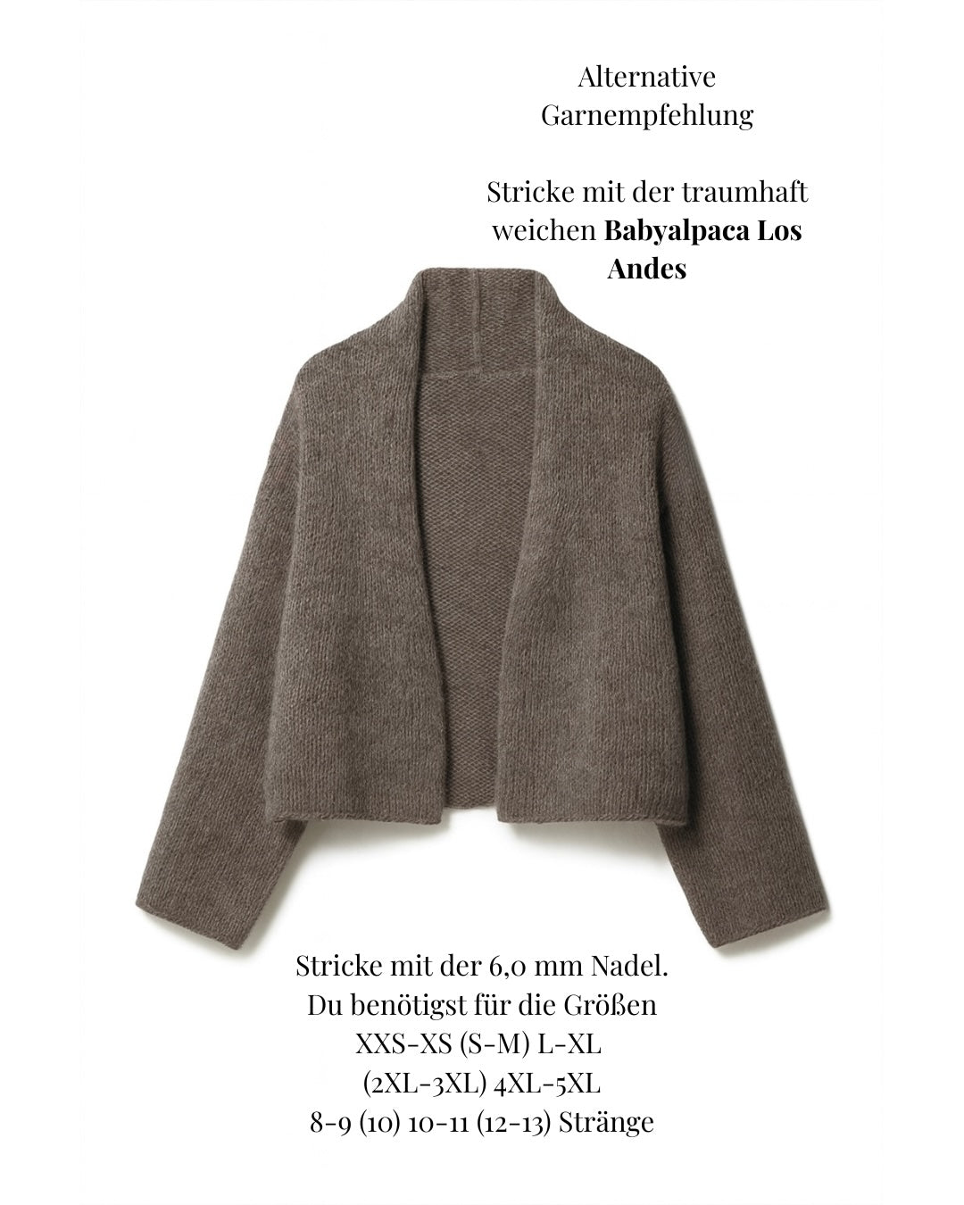 Strickanleitung - CozyCardigan