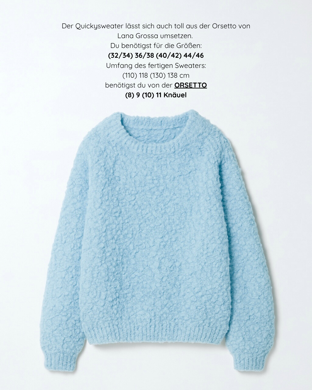 Strickanleitung - Quickysweater